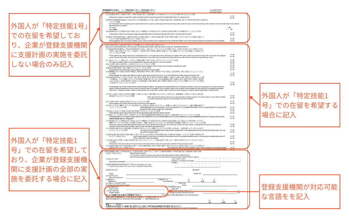 所属機関等作成用4のイメージ