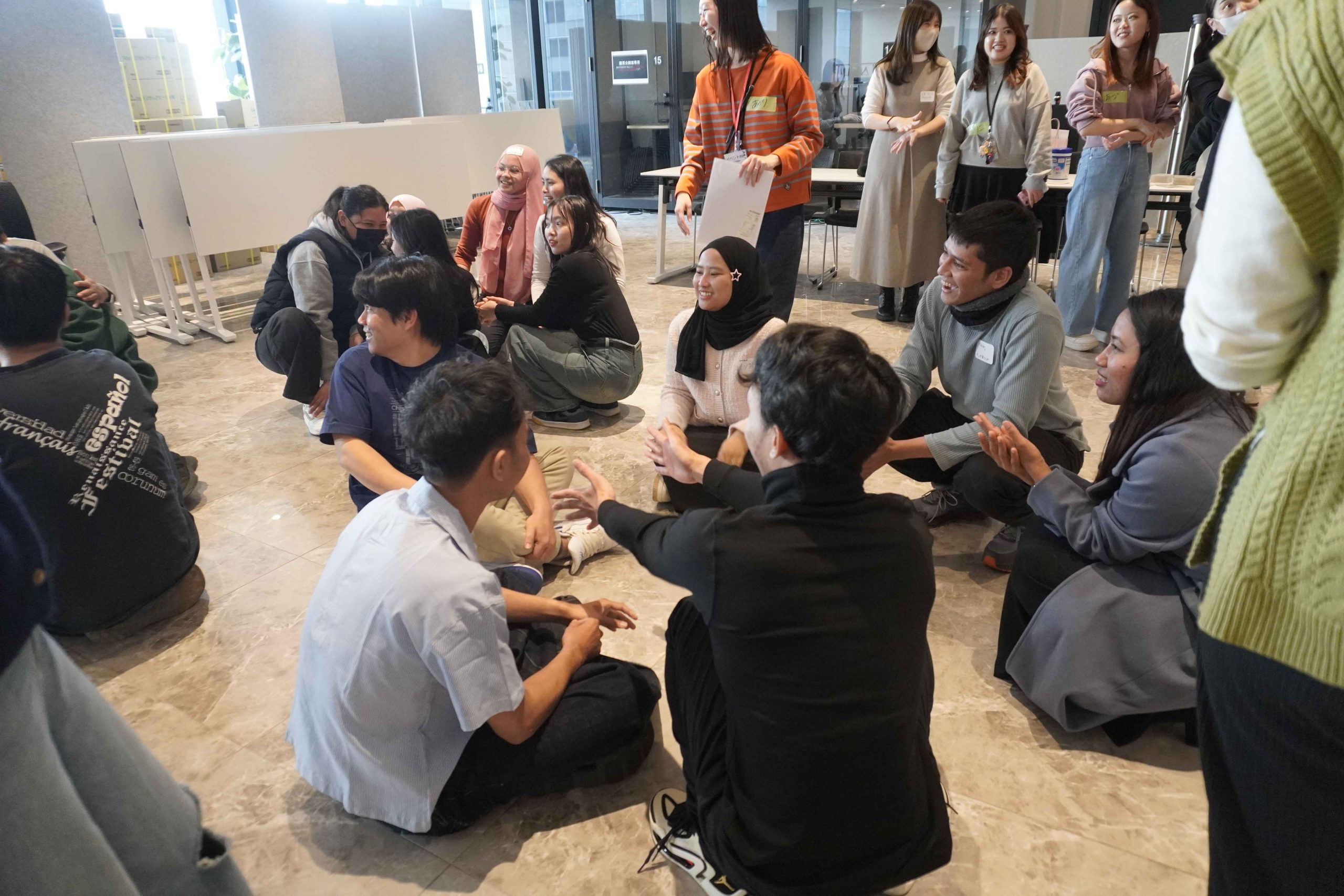 グルーピングゲーム中の写真