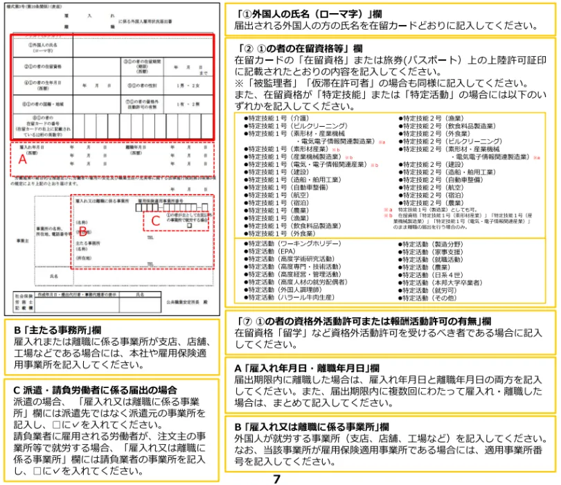 外国人雇用のルールに関するパンフレットの画像