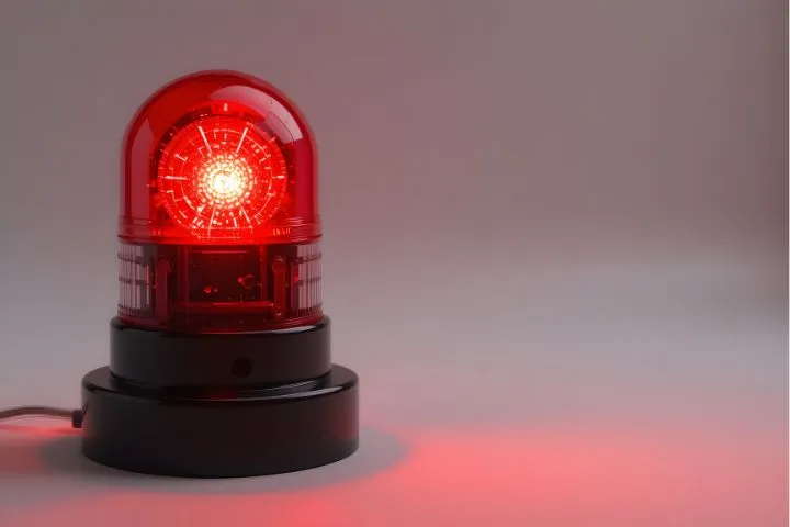 警告ランプの画像