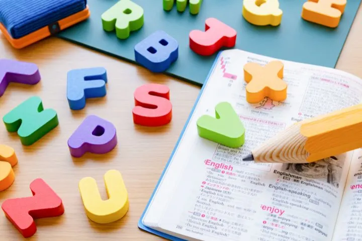 英語の勉強を連想する画像