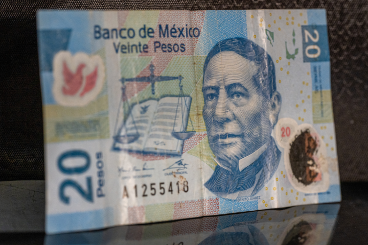 20ペソ紙幣の画像