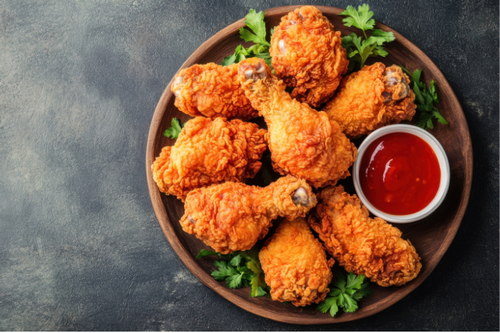 フライドチキンの画像
