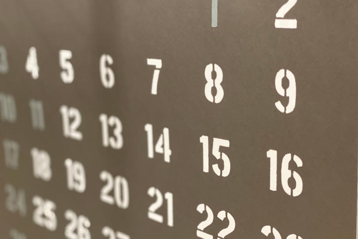 カレンダーの画像