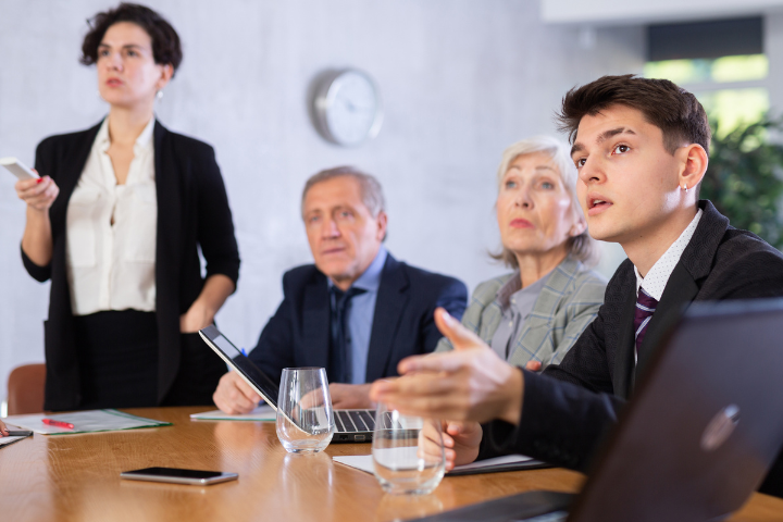 アメリカの職場の画像