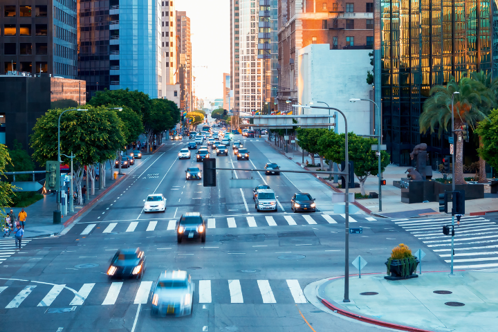 アメリカの道路のイメージ