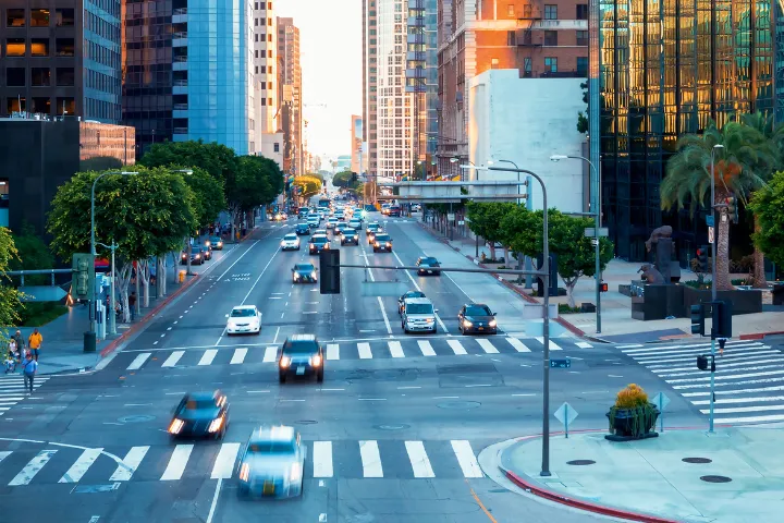 アメリカの道路のイメージ