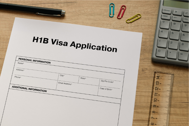 H1Bビザ申請書のイメージ
