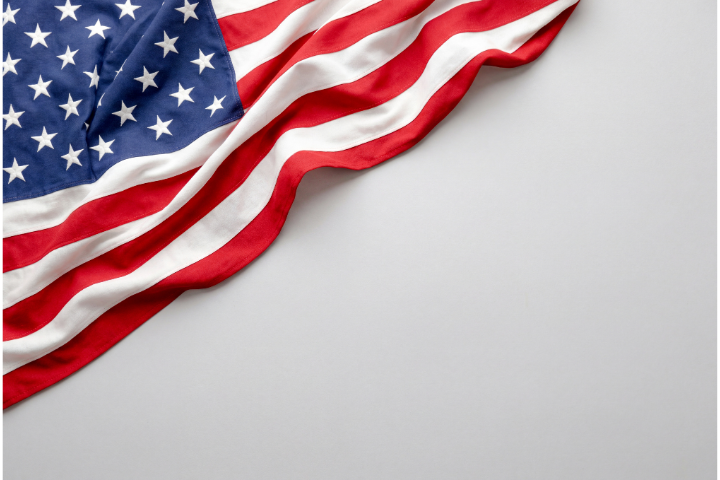 アメリカの国旗のイメージ